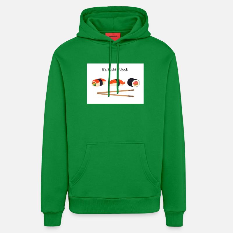 C’est l’heure des sushis - Sweat à capuche bio décontracté fabriqué en UE - City Green