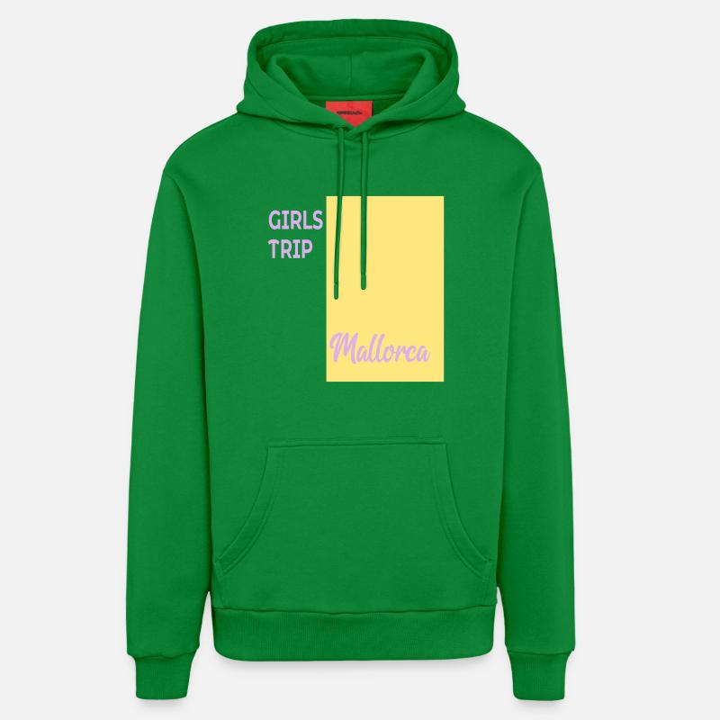 Filles Majorque - Sweat à capuche bio décontracté fabriqué en UE - City Green