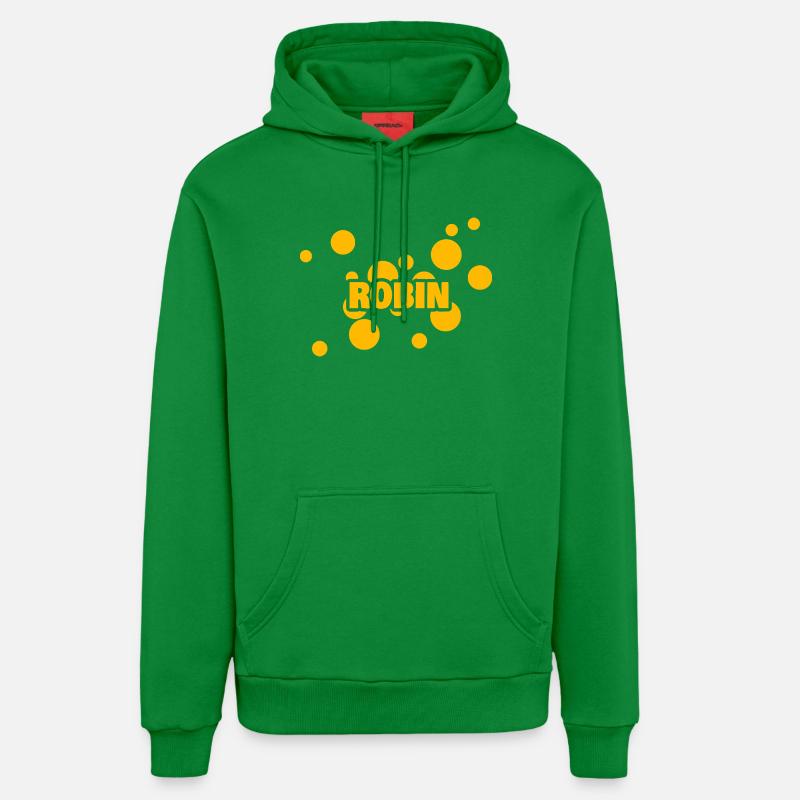 Robin dans le rôle de Robin - Sweat à capuche bio décontracté fabriqué en UE - City Green