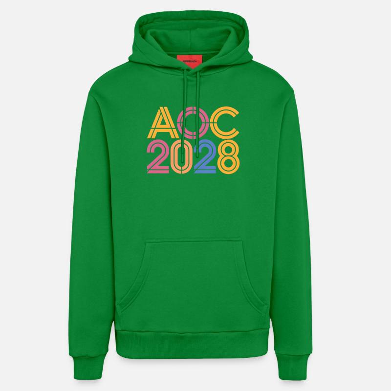 AOC 2028 - Sweat à capuche bio décontracté fabriqué en UE - City Green