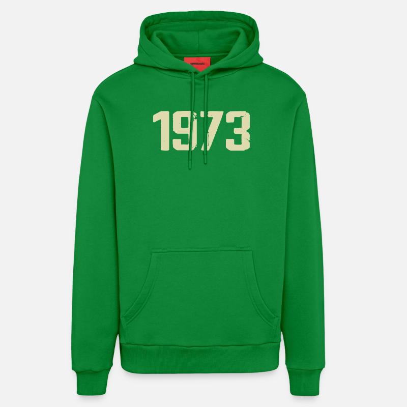 Jubilee 1973 - Organic Relaxed Hoodie Made in EU - City Green