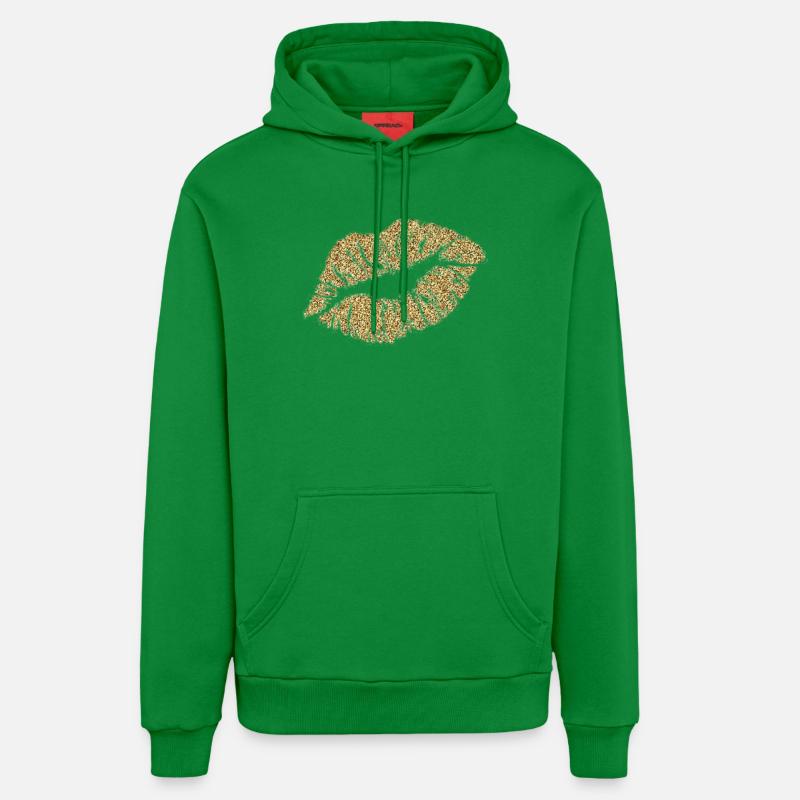 Baiser en or - Sweat à capuche bio décontracté fabriqué en UE - City Green