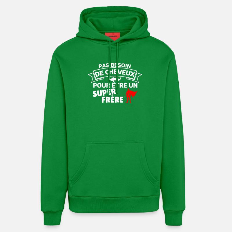 Humour Capes et Fraternité - Sweat à capuche bio décontracté fabriqué en UE - City Green