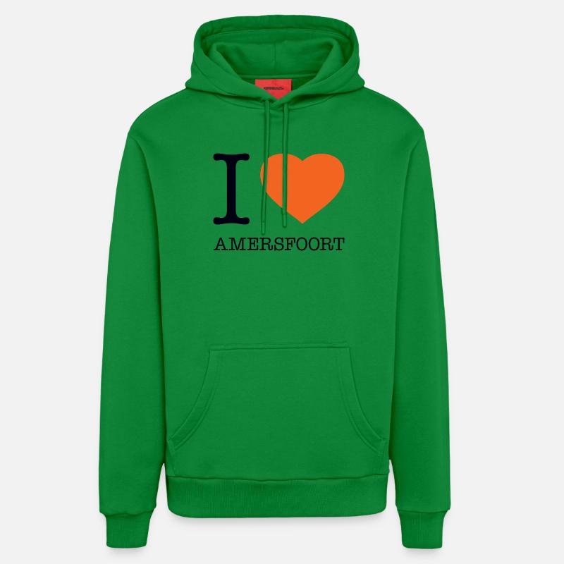 J’ADORE AMERSFOORT - Sweat à capuche bio décontracté fabriqué en UE - City Green