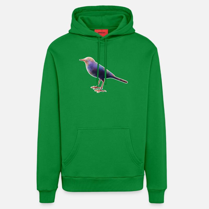 Bergeronnette.1 - Sweat à capuche bio décontracté fabriqué en UE - City Green