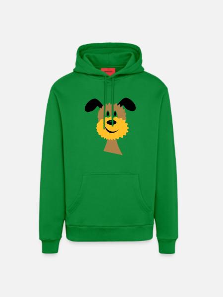 dog - Organic Relaxed Hoodie Made in EU - City Green