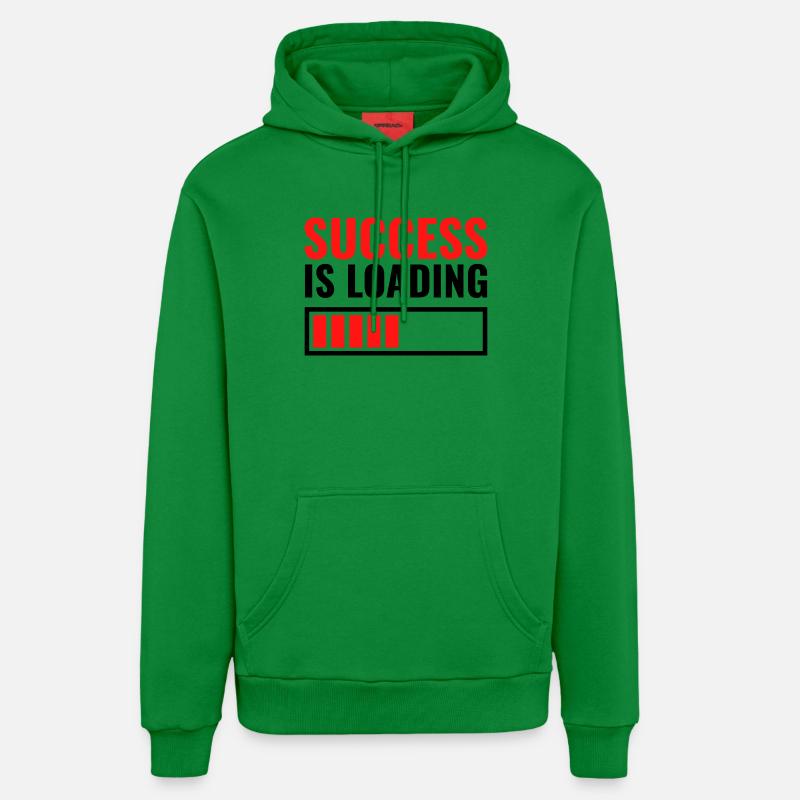 Success is loading personalisiertes Geschenk - Organic Relaxed Hoodie Made in EU - City Green