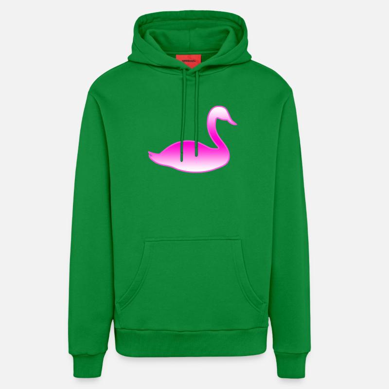 cygne - Sweat à capuche bio décontracté fabriqué en UE - City Green