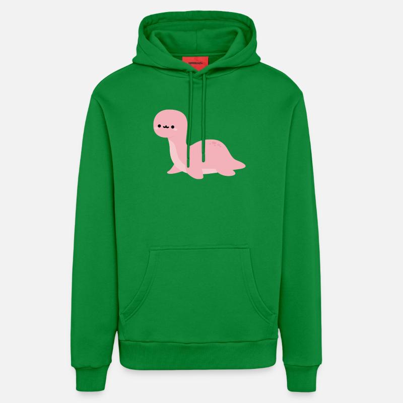 Brontosaurus Harmonica - Sweat à capuche bio décontracté fabriqué en UE - City Green