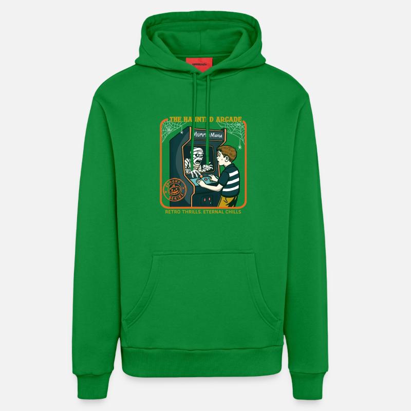 L’arcade hantée - Sweat à capuche bio décontracté fabriqué en UE - City Green