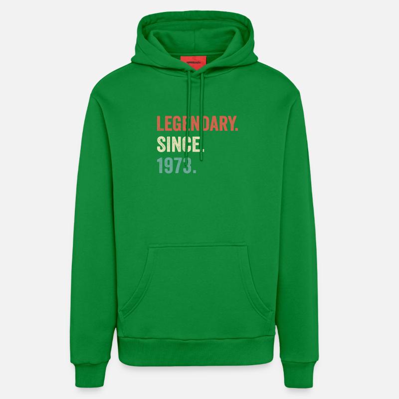 legendary since 1973 - Sweat à capuche bio décontracté fabriqué en UE - City Green