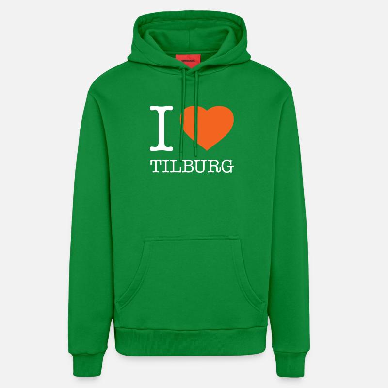 J’ADORE TILBURG - Sweat à capuche bio décontracté fabriqué en UE - City Green