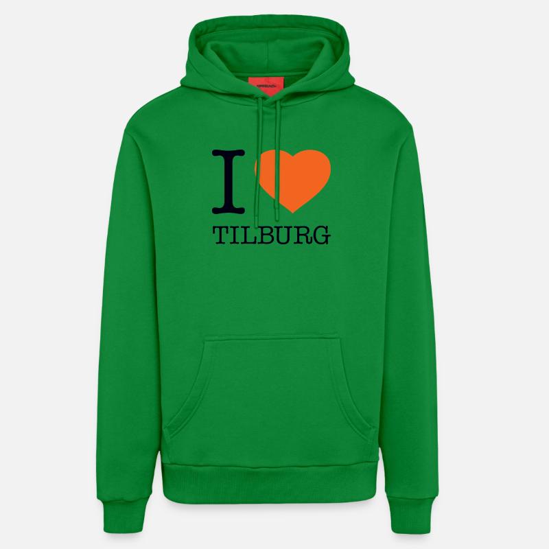 J’ADORE TILBURG - Sweat à capuche bio décontracté fabriqué en UE - City Green