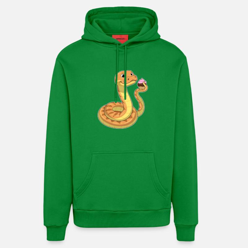 Muffin serpent - Sweat à capuche bio décontracté fabriqué en UE - City Green