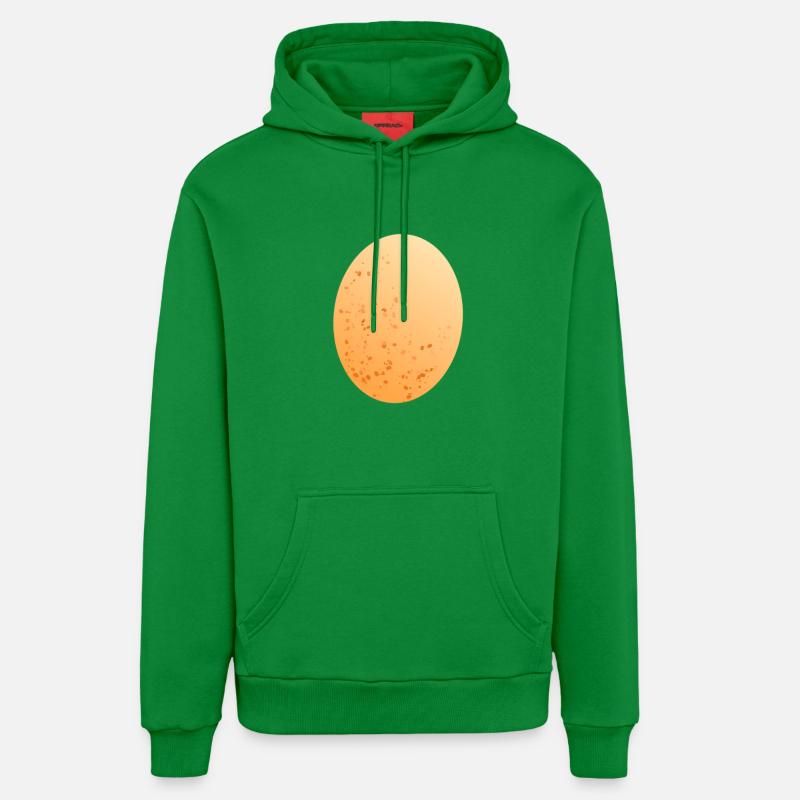 Oeuf oeuf poule - Sweat à capuche bio décontracté fabriqué en UE - City Green