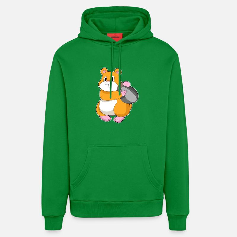 Hamster Noyer - Sweat à capuche bio décontracté fabriqué en UE - City Green