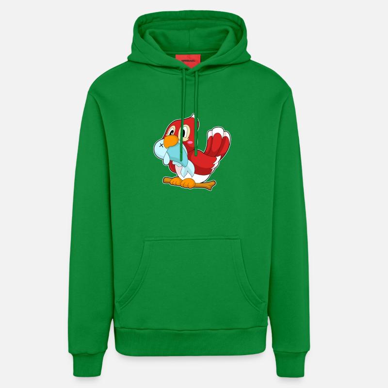 Poisson perroquet - Sweat à capuche bio décontracté fabriqué en UE - City Green