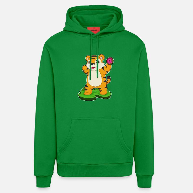 Beignet tigré - Sweat à capuche bio décontracté fabriqué en UE - City Green