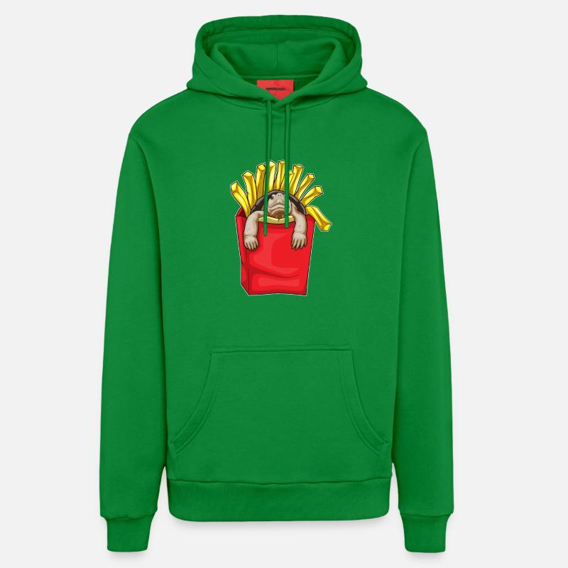 Frites de tortue - Sweat à capuche bio décontracté fabriqué en UE - City Green