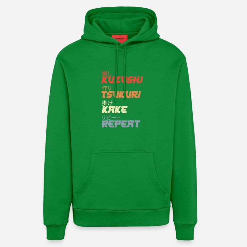 Techniques de projection de judo - Sweat à capuche bio décontracté fabriqué en UE - City Green