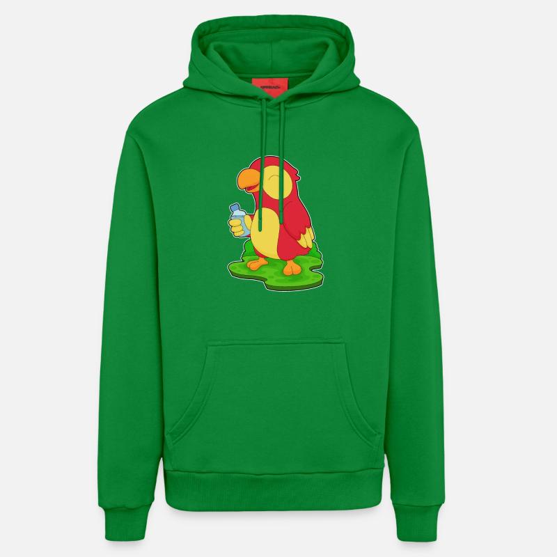 Bouteille d’eau Parrot - Sweat à capuche bio décontracté fabriqué en UE - City Green