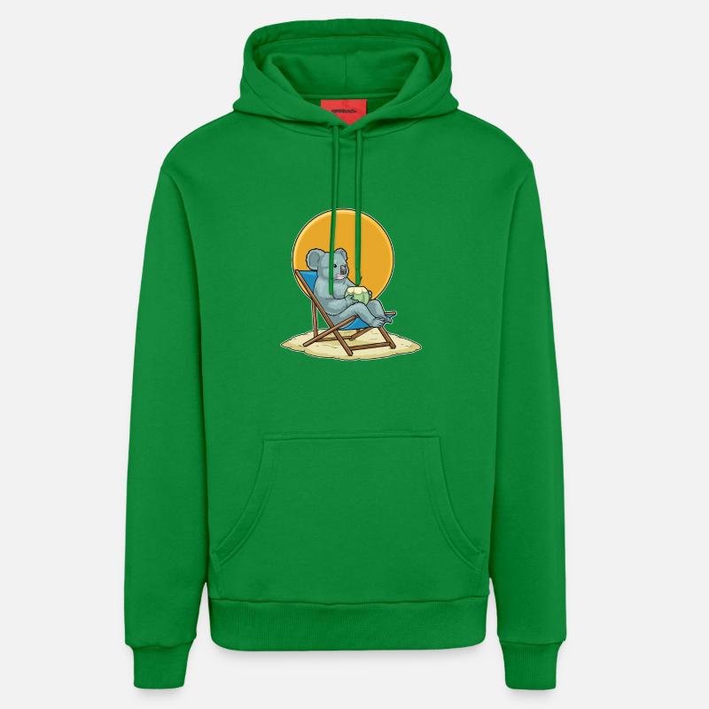 Chaise longue d’été Koala - Sweat à capuche bio décontracté fabriqué en UE - City Green