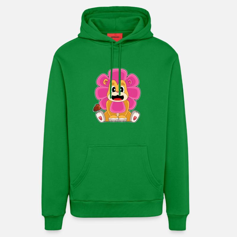 Fleur de lion - Sweat à capuche bio décontracté fabriqué en UE - City Green