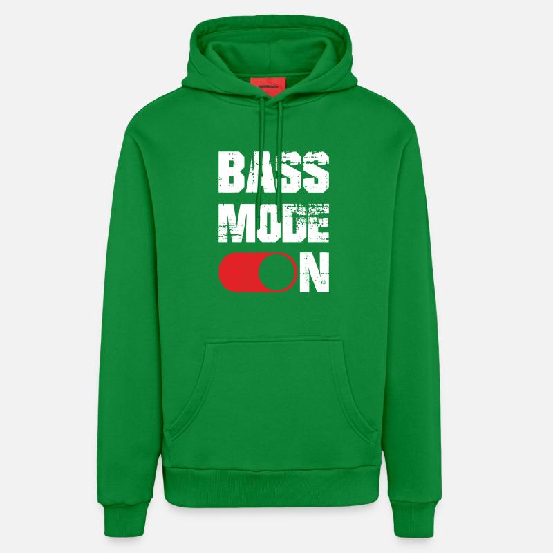 Mode basse sur drôle - Sweat à capuche bio décontracté fabriqué en UE - City Green