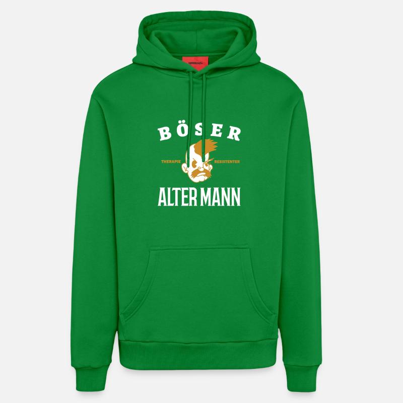 Vieil homme maléfique - Sweat à capuche bio décontracté fabriqué en UE - City Green