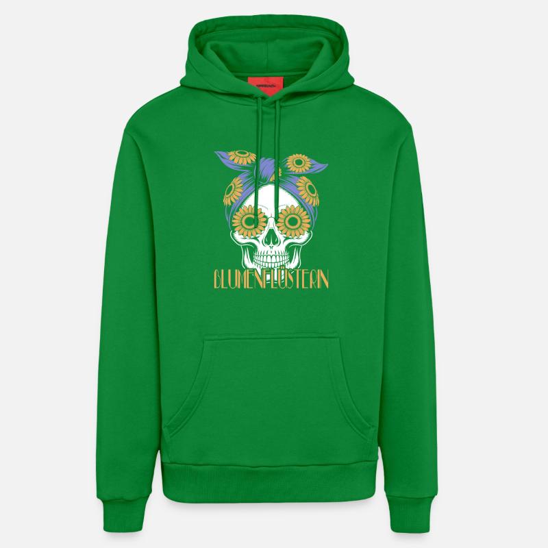Chuchoteur de fleurs - Jardin - Sweat à capuche bio décontracté fabriqué en UE - City Green
