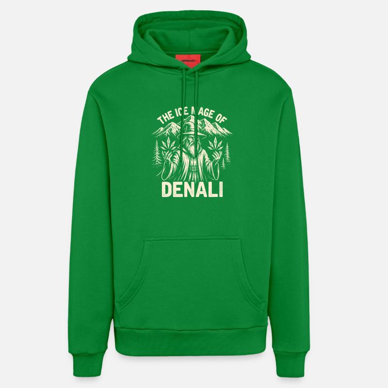 Mage de glace de Denali - Sweat à capuche bio décontracté fabriqué en UE - City Green