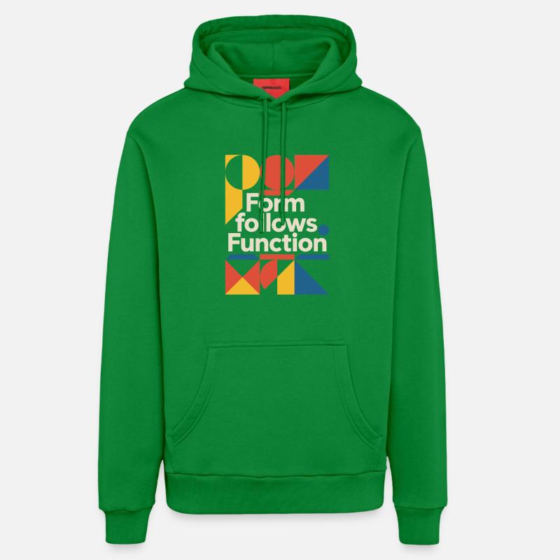 Bauhaus Architecture Architecte - Sweat à capuche bio décontracté fabriqué en UE - City Green