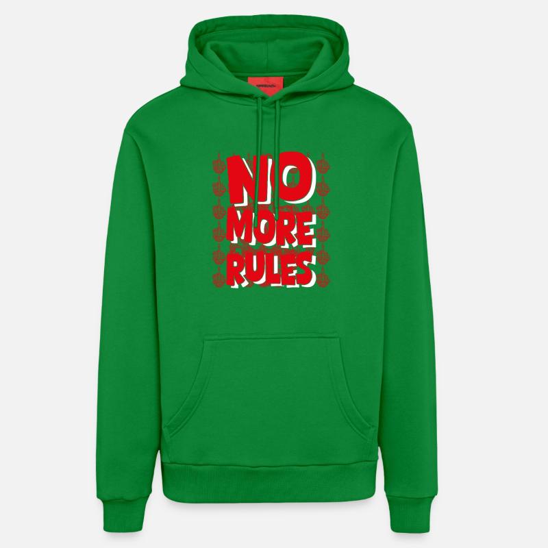 No More Rules - Sweat à capuche bio décontracté fabriqué en UE - City Green
