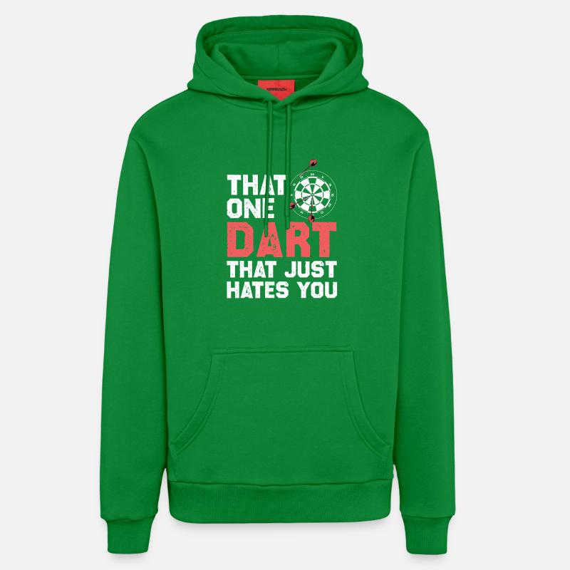 Une fléchette qui vous déteste - Sweat à capuche bio décontracté fabriqué en UE - City Green