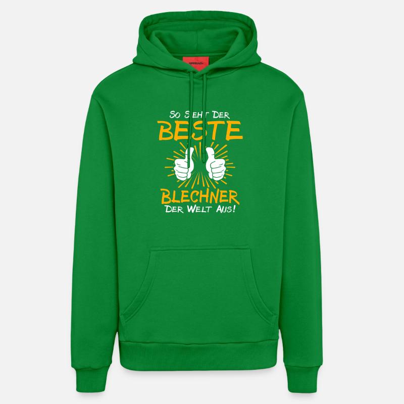 Idée de cadeau Blechner - Sweat à capuche bio décontracté fabriqué en UE - City Green