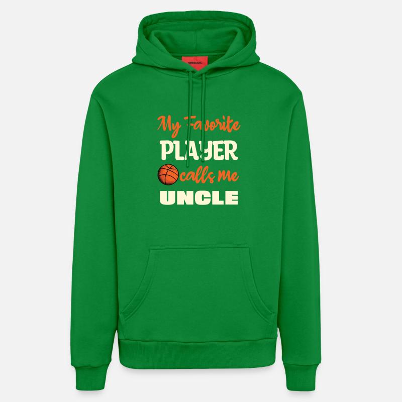 Mon joueur préféré m’appelle oncle - Sweat à capuche bio décontracté fabriqué en UE - City Green