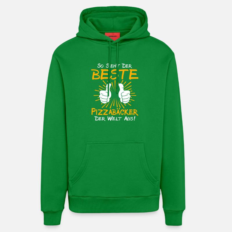 Idée cadeau pour un pizzaien - Sweat à capuche bio décontracté fabriqué en UE - City Green