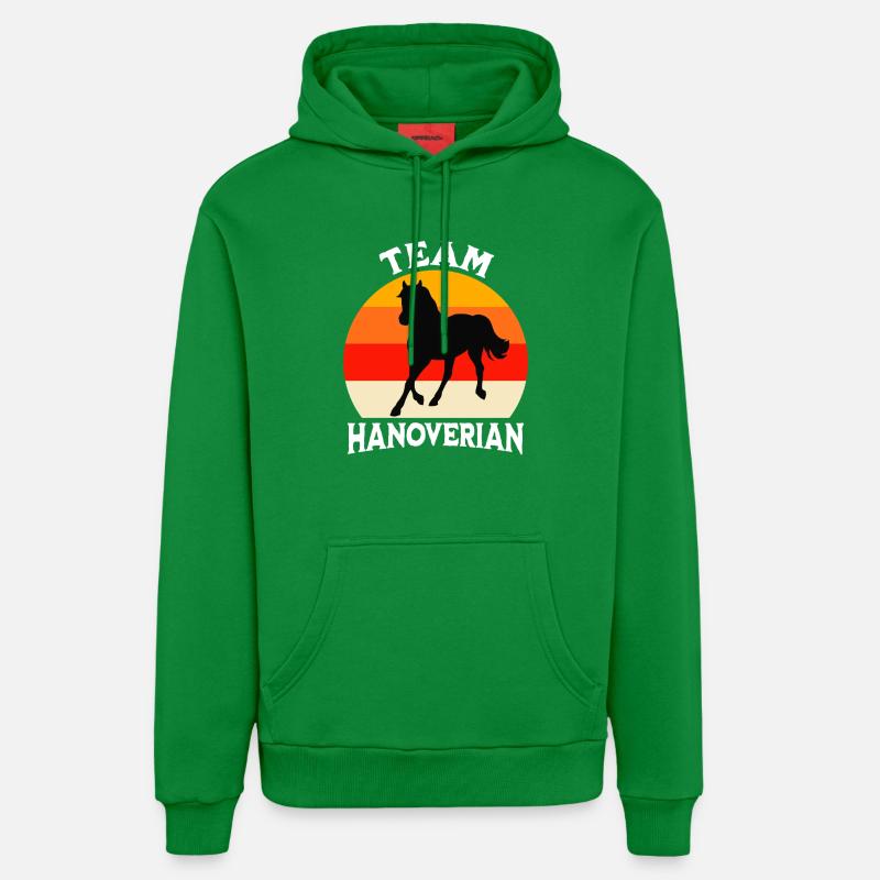 Équipe Hannoveraner - Sweat à capuche bio décontracté fabriqué en UE - City Green
