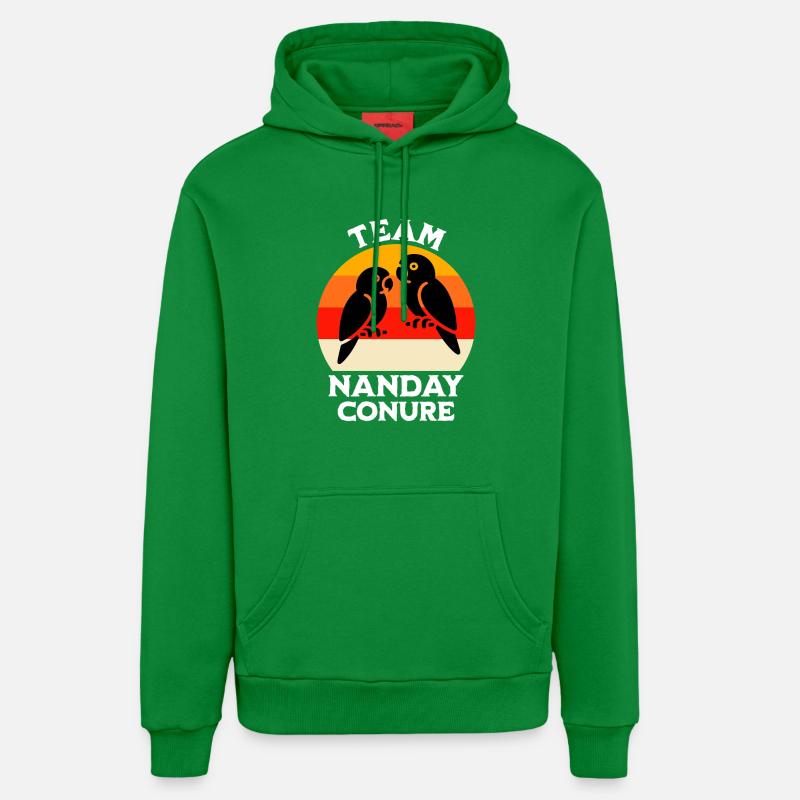 Équipe Nandays Paraqueet - Sweat à capuche bio décontracté fabriqué en UE - City Green