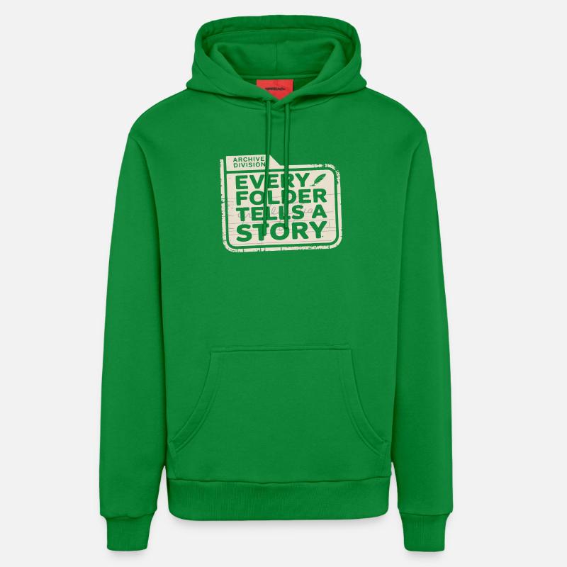 Chaque dossier raconte une histoire - Sweat à capuche bio décontracté fabriqué en UE - City Green
