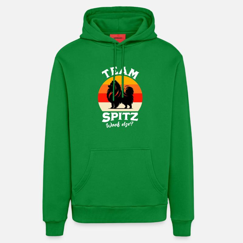 Équipe Spitz - Sweat à capuche bio décontracté fabriqué en UE - City Green