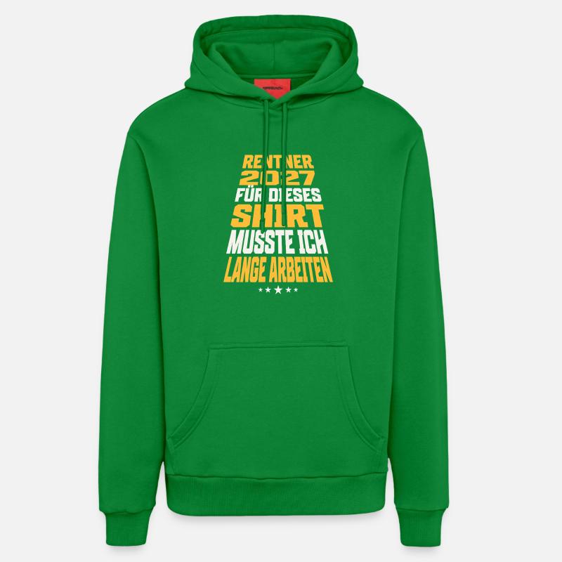 Retraités 2027 - Sweat à capuche bio décontracté fabriqué en UE - City Green