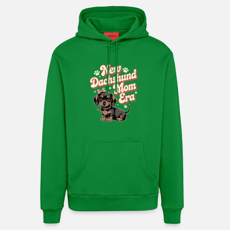 Ère des Teckels Mama - Sweat à capuche bio décontracté fabriqué en UE - City Green