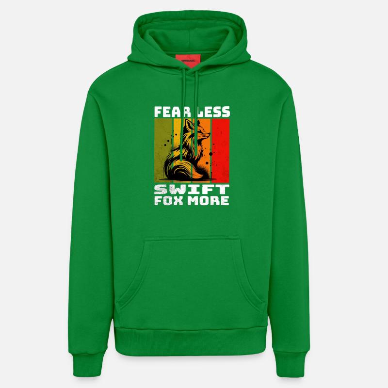 Renard Rapide Swiftfuchs - Sweat à capuche bio décontracté fabriqué en UE - City Green