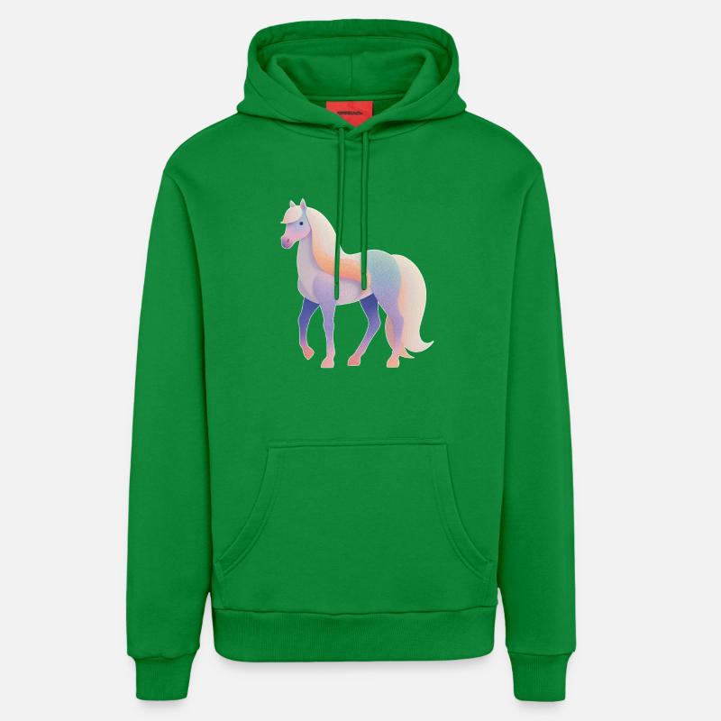 Cheval - Sweat à capuche bio décontracté fabriqué en UE - City Green