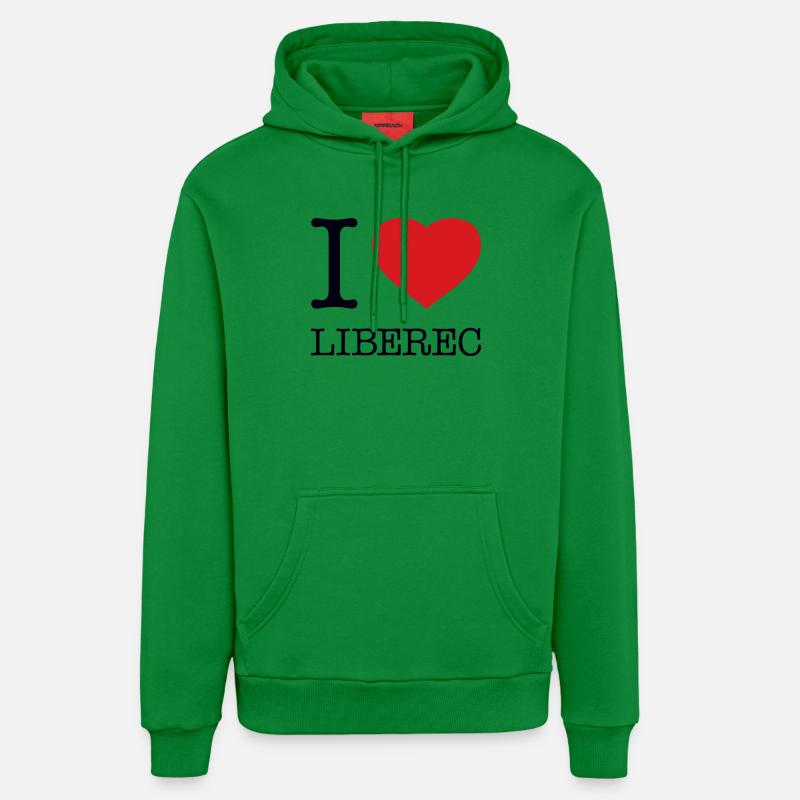 J’ADORE LIBEREC - Sweat à capuche bio décontracté fabriqué en UE - City Green