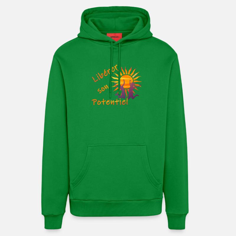 Libérer son potentiel - Sweat à capuche bio décontracté fabriqué en UE - City Green