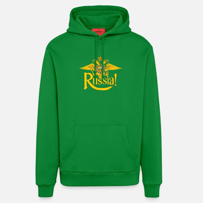 Russe, Russie - Sweat à capuche bio décontracté fabriqué en UE - City Green