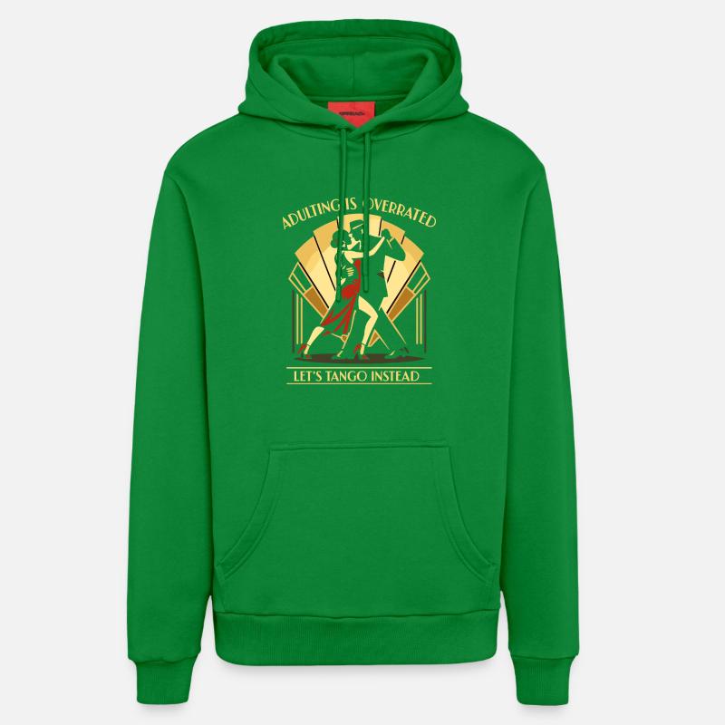 Tango Argentino Danse de salon cadeau - Sweat à capuche bio décontracté fabriqué en UE - City Green