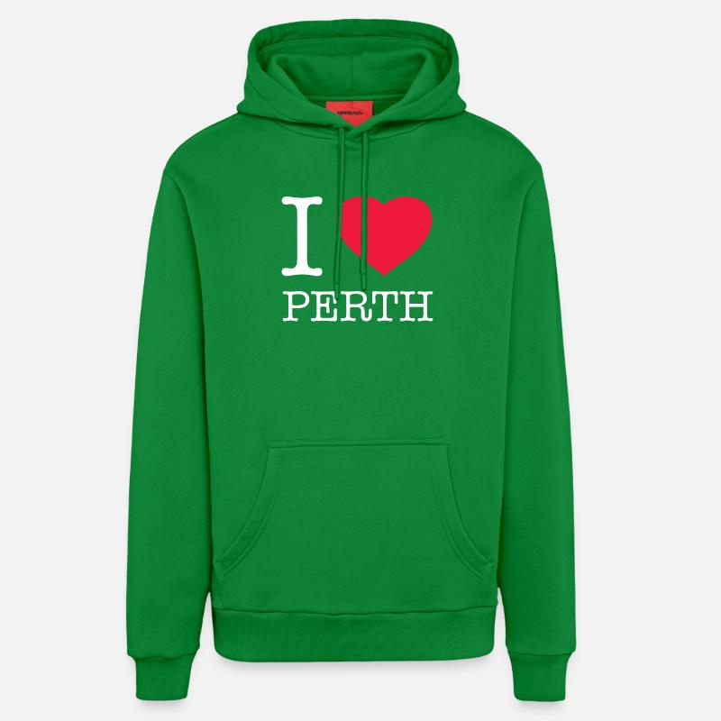 J’ADORE PERTH - Sweat à capuche bio décontracté fabriqué en UE - City Green